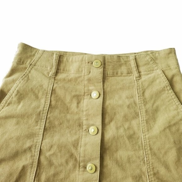 Forever 21 Premium Corduroy Mini Skirt Size 27 - Picture 4 of 9